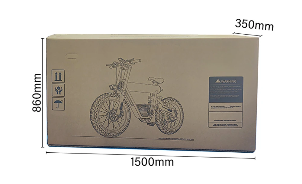 COSWHEEL CT20S Electric Bike, 1500W Motor, 60V 27.5Ah Battery, 20*5.0-inch Off-road Tire, 45km/h Max Speed, 160km Max Range, Shimano 7-Speed, Hydraulic Oil Brakes, Front & Rear Shock Absorption