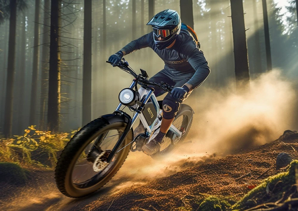 DUOTTS N26 Electric Bike, 750W*2 Motors, 55km/h Max Speed, 26*4.0